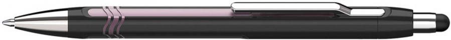 Schneider Balpen Epsilon Touch blauwschrijvend huls zwart roze