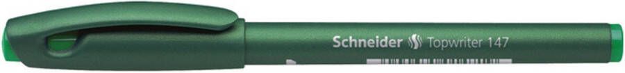 Schneider fineliner Topwriter 147 0 6 mm groenschrijvend groen