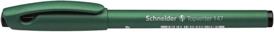 Schneider fineliner Topwriter 147 0 6 mm zwartschrijvend groen