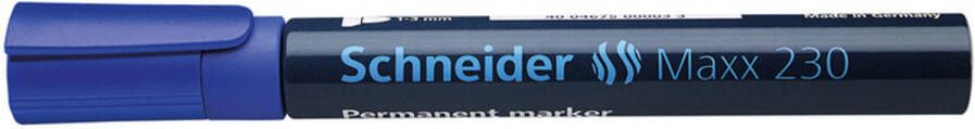Schneider marker Maxx 230 permanent ronde punt blauw