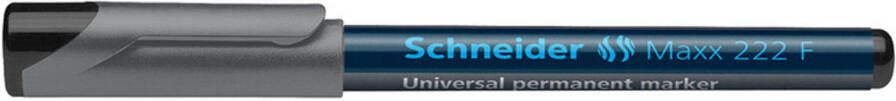 Schneider universele marker Maxx 222 F permanent zwart
