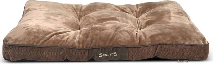 Scruffs & Tramps Hondenkussen Chester bruin maat L 1161