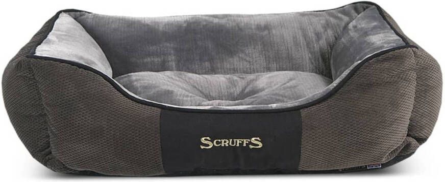 Scruffs & Tramps Huisdierenbed Chester maat XL 90x70 cm grijs 1169