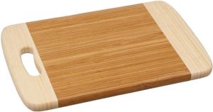 Secret de Gourmet Snijplank Met Handvat 30 X 20 Cm Van Bamboe Hout Snijplanken