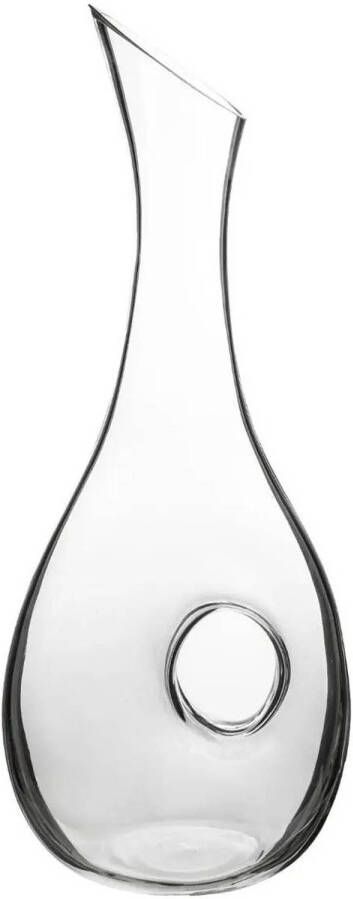 Secret de Gourmet Wijn karaf decanteer kan 1 liter van glas met slanke afgeschuinde hals Decanteerkaraf