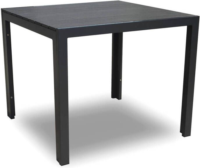 SenS-Line Jersey tuintafel antraciet vierkant 90 cm