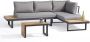 SenS-Line Olympia Multifunctionele loungeset Voor Buiten 3-delige Set Aluminium Acacia Polyester - Thumbnail 3