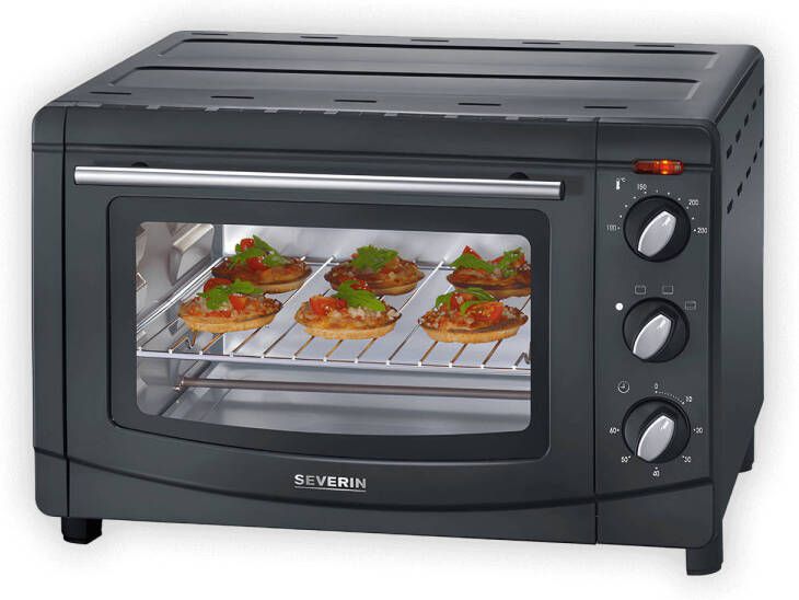 Severin TO 2067 Vrijstaande oven Zwart - Foto 5