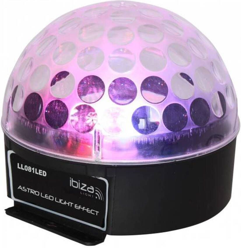 SHALL Ibiza ASTRO1 LED disco licht effect muziekgestuurd met 3 watt RGB LED&apos;s