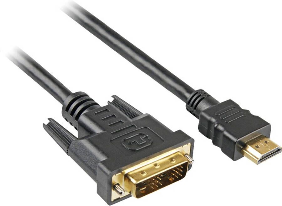 Sharkoon HDMI naar DVI-D Kabel 3 m