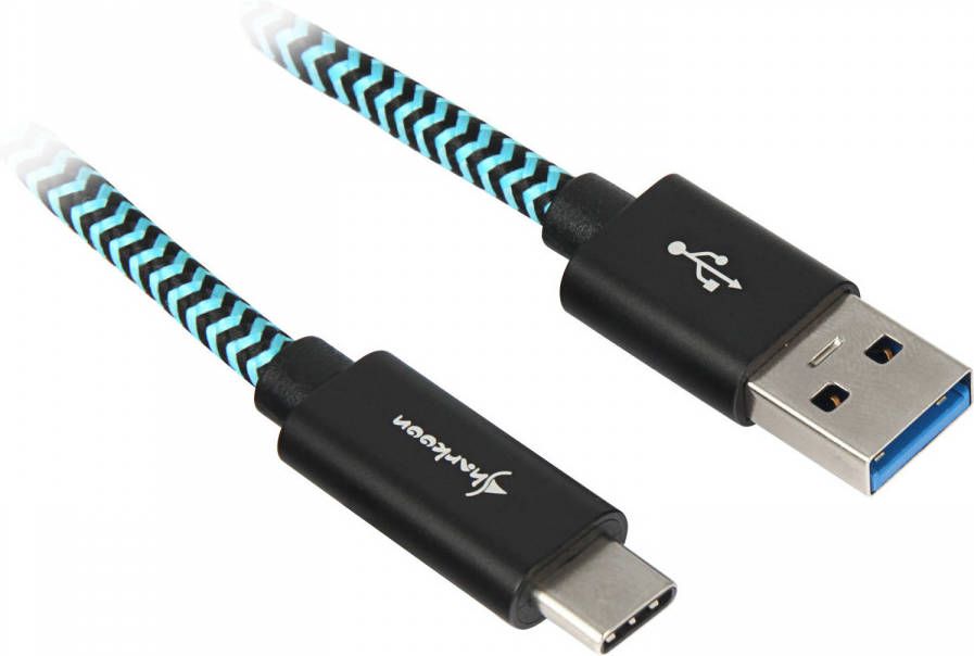 Sharkoon USB 3.2 kabel USB-A > USB-C
