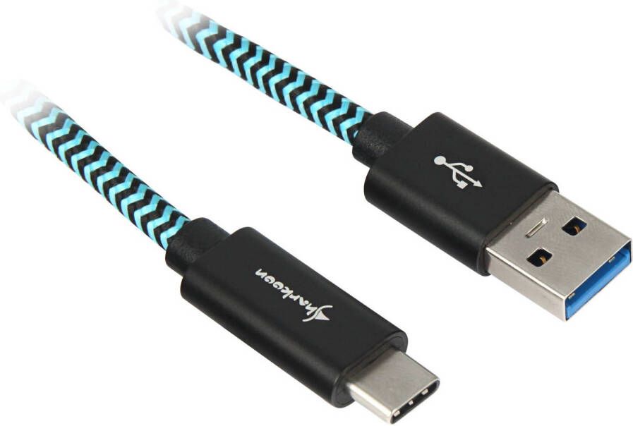 Sharkoon USB 3.2 kabel USB-A > USB-C