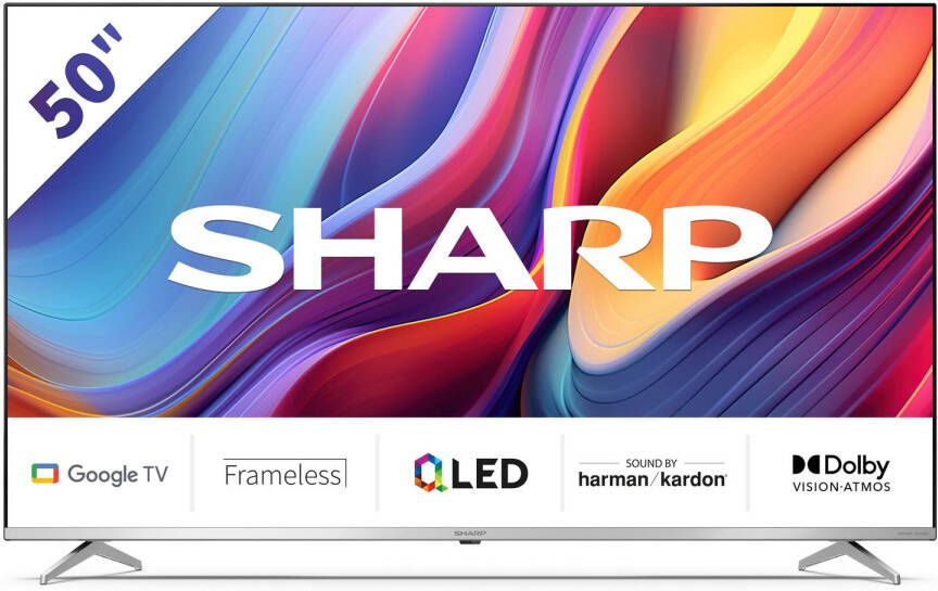 Sharp Aquos 50GP6265 50 inch 4K UHD QLED met Google TV