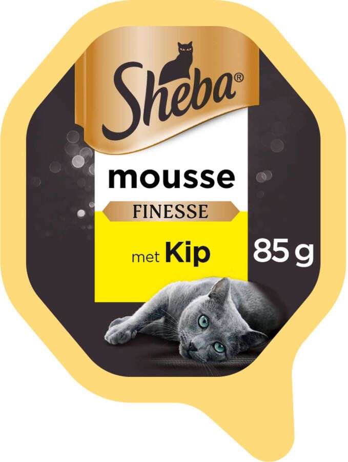 Sheba Finesse Mousse Kip Kattenvoer 85 gram