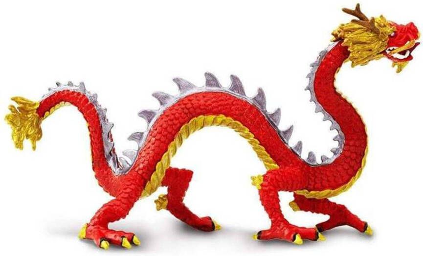 Shoppartners Safari Speelfiguur Chinese Draak Junior 20 5 X 9 Cm Rood