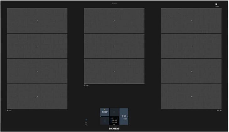 Siemens EX975KXW1E kookplaat Zwart Ingebouwd Zone van inductiekookplaat