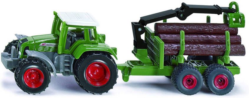 SIKU Fendt met houttransporter ±1:87 Landbouw