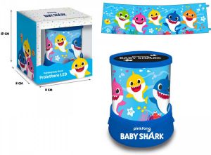 SimbaShop Baby Shark Projectorlamp 12 X Ø 11 Cm Blauw