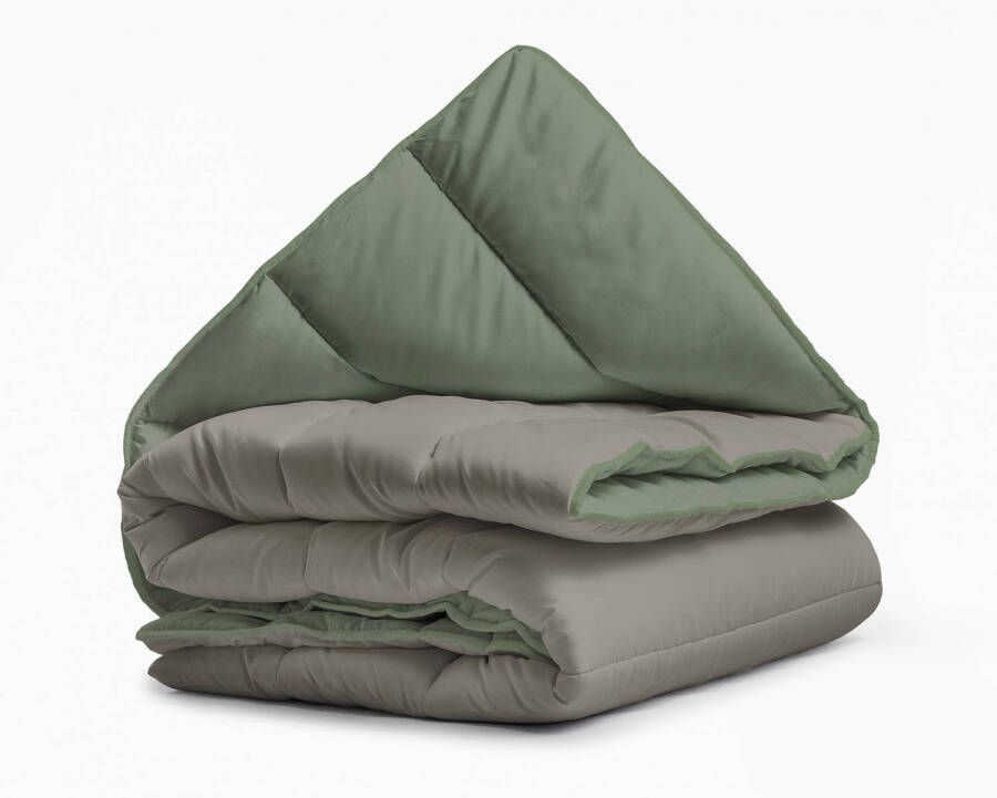 Sleeptime All-in one Omkeerbare Dekbed zonder Overtrek 240x200 Groen Kaki