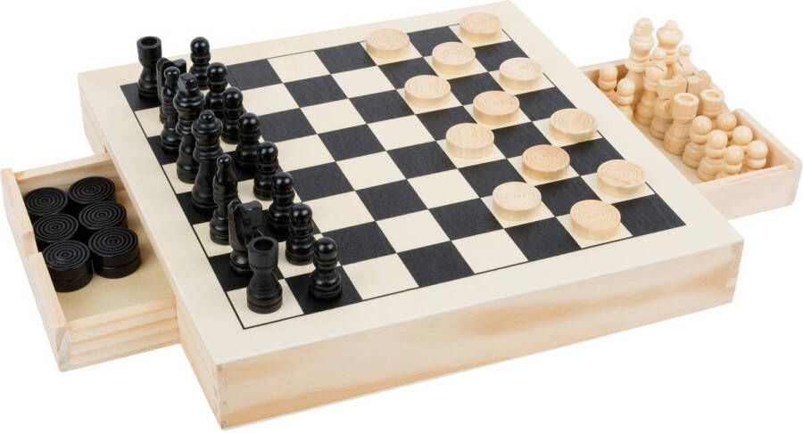 Small Foot Company small foot Chess Draughts & Nine Men's Morris Game Set