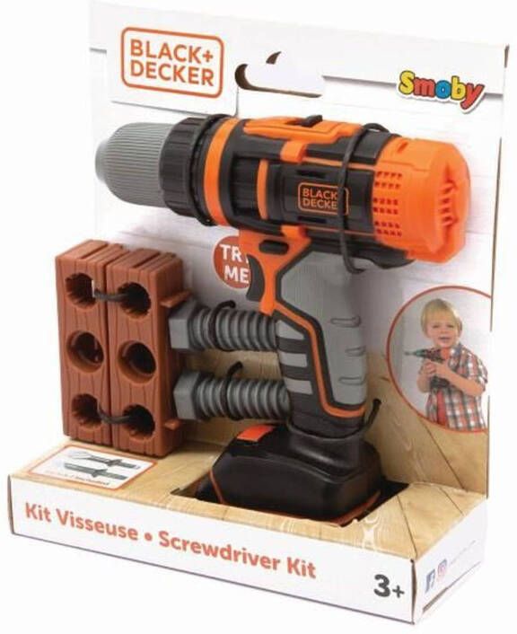 Smoby Black+Decker Mechanische boormachine