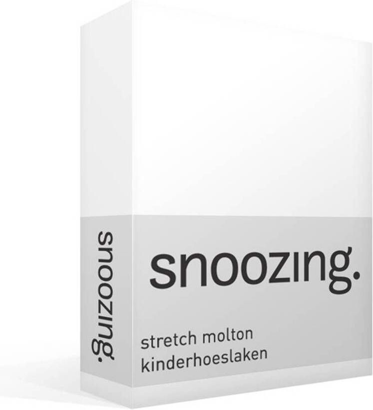 Snoozing stretch molton kinderhoeslaken