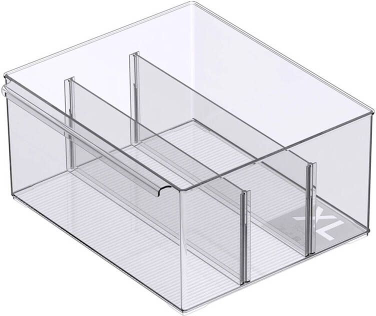 So Clever Opbergbakje Classic Clear 30 x 27 cm (XL) Uitneembare verdelers