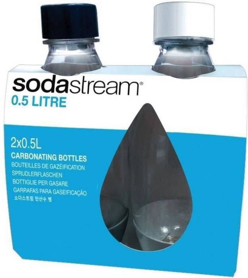 SodaStream 3000047 Pak van 2 flessen (2 x 0 5L)