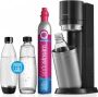 SodaStream DUO Zwart Incl. Quick Connect Koolzuurcilinder Met 1 glazen en 1 herbruikbare plastic fles - Thumbnail 3