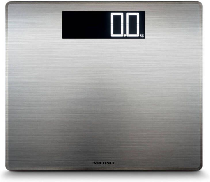 Soehnle personenweegschaal digitaal Style Sense Safe 300 roestvrijstaal tot 180 kg