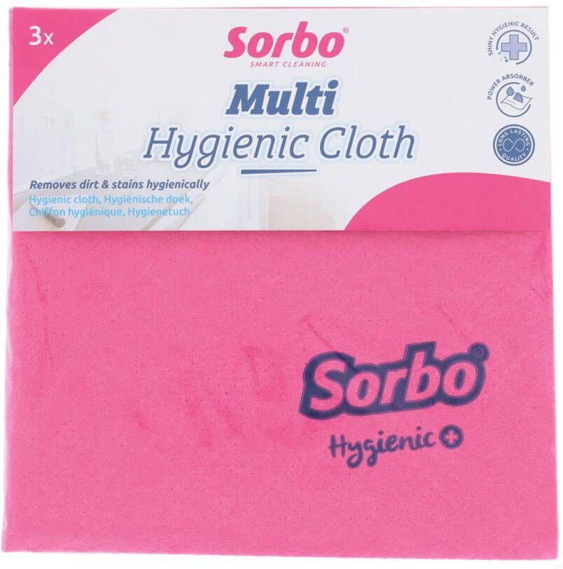 Sorbo Hygienic+ Huishouddoekjes set a 3