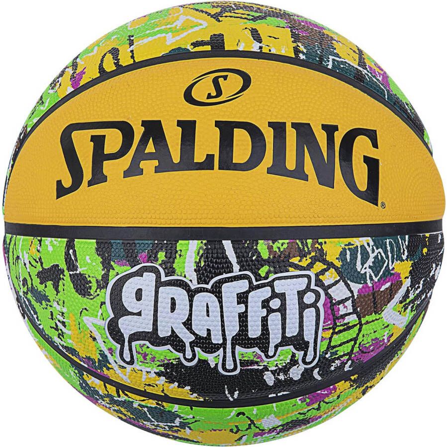 Spalding Graffiti basketbal geel