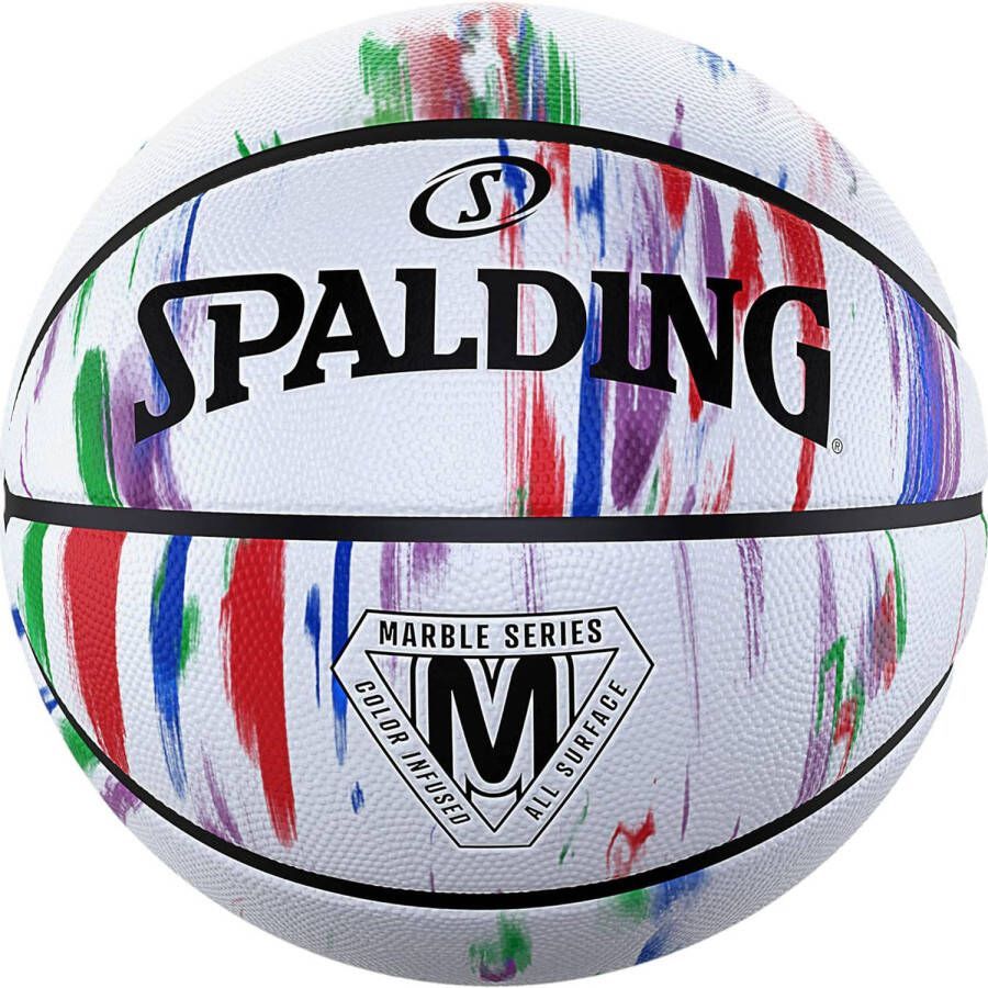 Spalding Marble basketbal wit