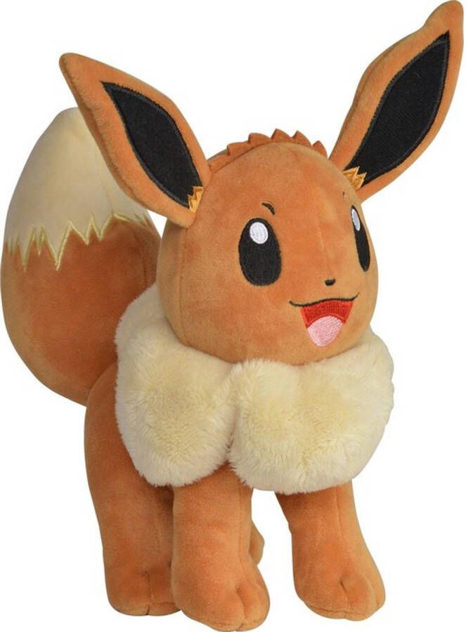 Pokémon knuffel Eevee junior 24 cm pluche oranje