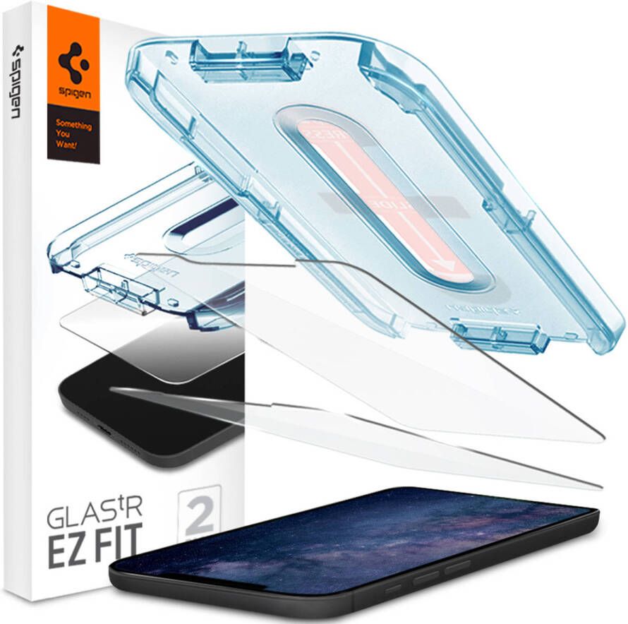 Spigen GLAStR EZ Fit Screenprotector + Applicator voor de iPhone 12 Mini