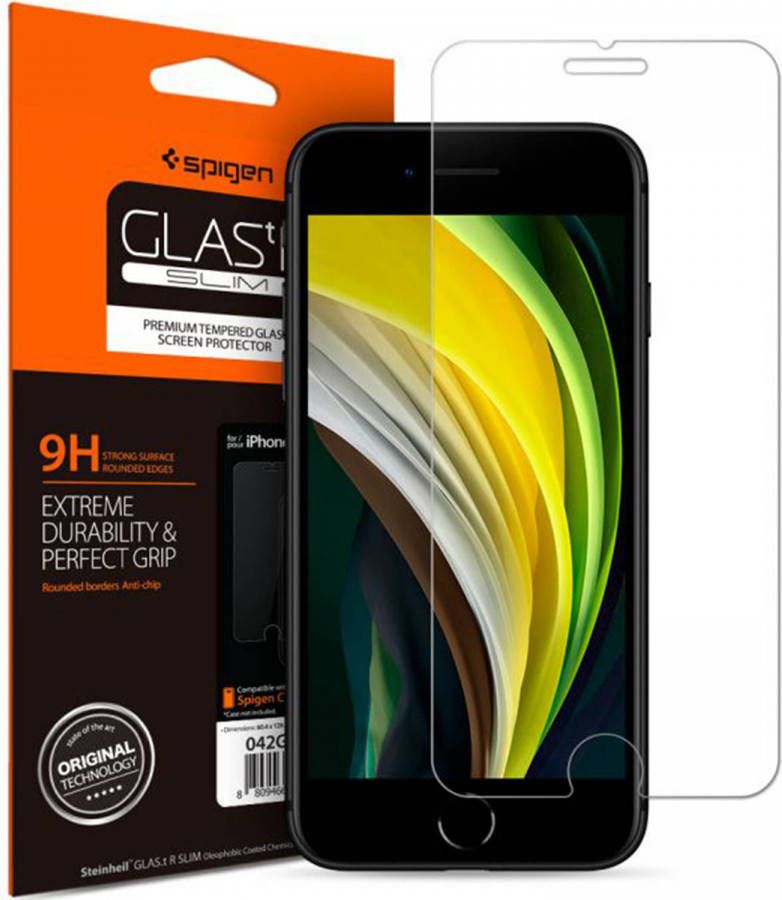 Spigen GLAStR Screenprotector voor de iPhone SE (2020) 8 7