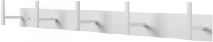 Spinder Design Chapman 5 Kapstok met 5 Haken 64x8 5x8 5 cm Wit