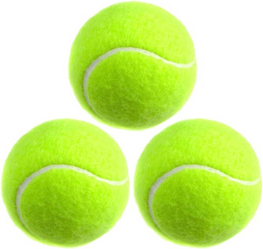 SportX Tennisballen in koker geel 3 stuks