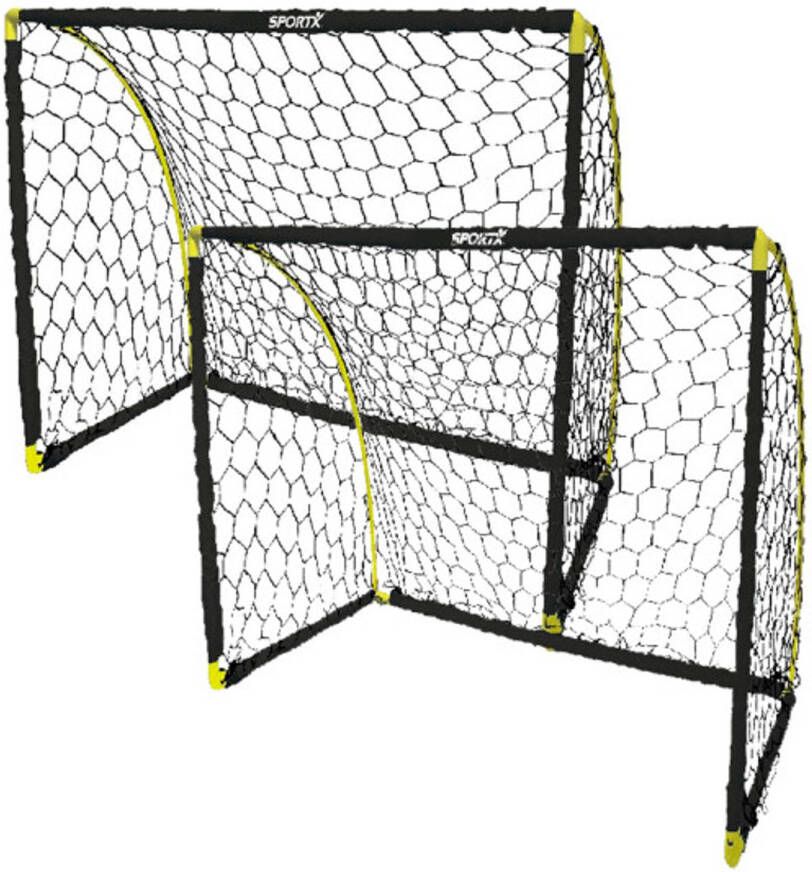 SportX Voetbaldoel 180 x 91 x 120 cm 2-pack Bundelpakket