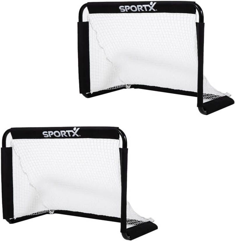 SportX Voetbaldoelen 2 st 78x56x45 cm