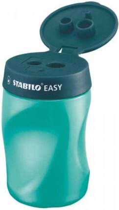 Stabilo EASYsharpener ergonomische 3 in 1 puntenslijper rechtshandig petrol