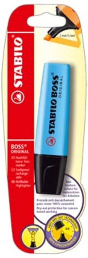 Stabilo Markeerstift Boss Original blauw (op blister)