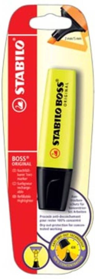 Stabilo Markeerstift Boss Original geel (op blister)