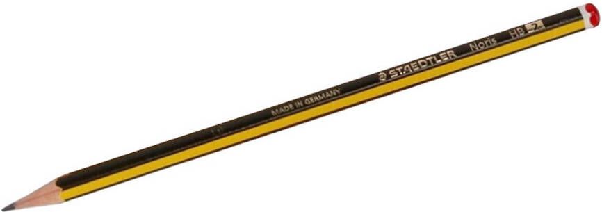 Staedtler potlood Noris 120 HB 17 5 cm hout zwart geel