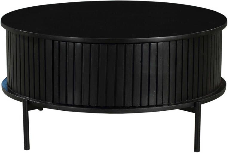 Starfurn Salontafel Madison Black | 80 cm | Rond-STF-5760