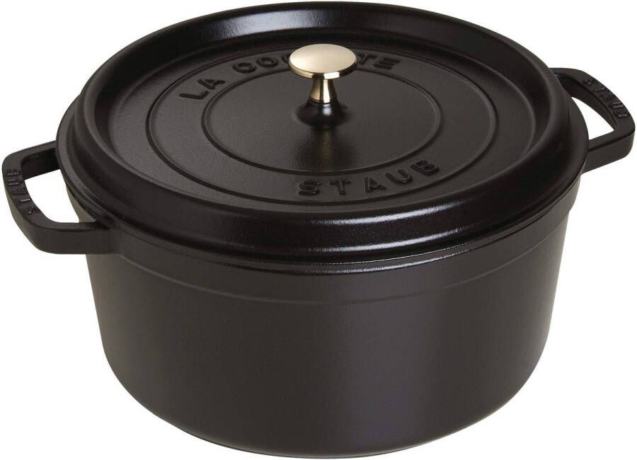 Staub Ronde Cocotte 28 cm zwart 6 7L | Potten&Pannen | Keuken&Koken Keukengerei | 1102825 - Foto 2