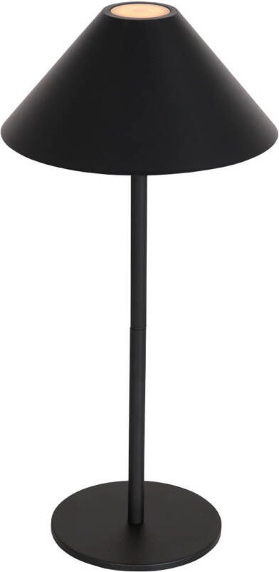 Steinhauer Ancilla tafellamp voor buiten dimbaar 30 cm hoog- zwart