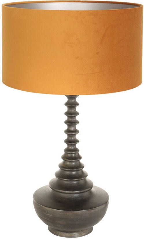 Steinhauer Bois tafellamp -- antiekzwart en goud