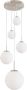 Steinhauer Lightning moderne 1581-5 plaffondlamp 5-l. Glasbollen wit - Thumbnail 3