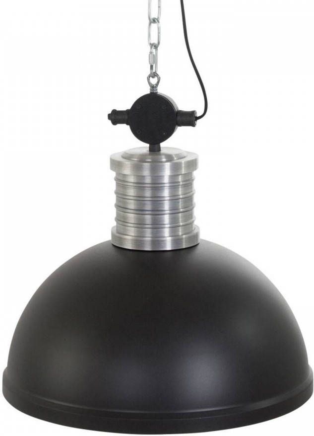 Steinhauer Hanglamp industrieel brooklyn 7670zw zwart